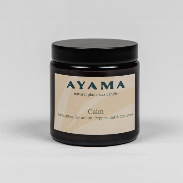 natural plant wax candle calm