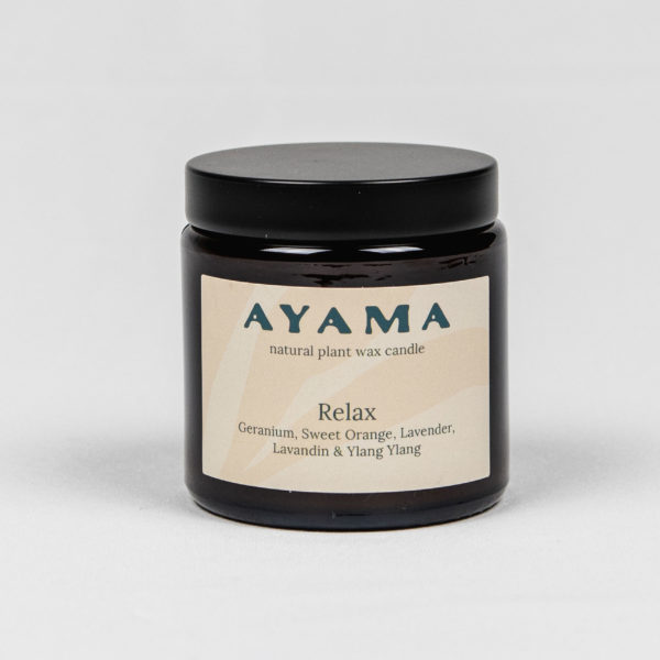 natural plant wax candle relax